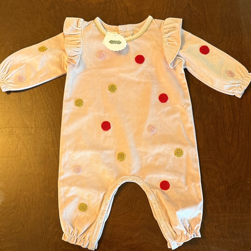 MudPie Polka Dot Kids One Piece